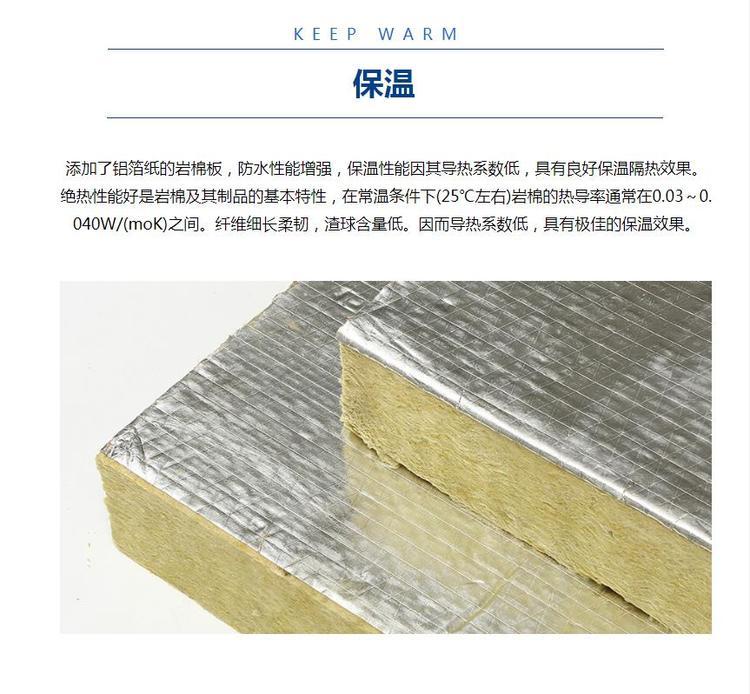 鋁箔紙復合巖棉板